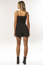 Load image into Gallery viewer, Amuse Society Maripose Woven Tank Romper - Black
