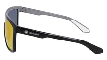 Load image into Gallery viewer, Dragon Momentum Polarised Sunglasses - Black &amp; Grey/LL Red Ion
