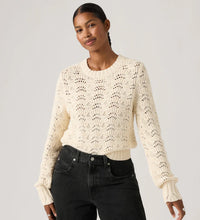 Load image into Gallery viewer, Levi's® Women's Hope Long-Sleeve Crochet Pullover - Tofu
