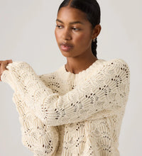 Load image into Gallery viewer, Levi's® Women's Hope Long-Sleeve Crochet Pullover - Tofu
