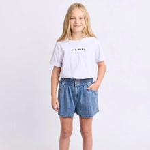 Load image into Gallery viewer, Eve Girl Love Denim Short (8-14) - Denim
