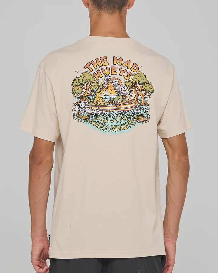 The Mad Hueys Loving Mangroves SS Tee - Cement