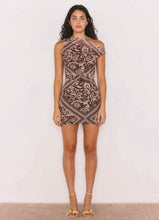 Load image into Gallery viewer, MINKPINK Lumi Mesh Mini Dress - Chocolate
