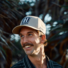 Load image into Gallery viewer, The Mad Hueys Parallel Hueys Twill Snapback - Tan
