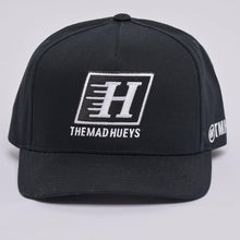 Load image into Gallery viewer, The Mad Hueys Parallel Hueys Twill Snapback - Black
