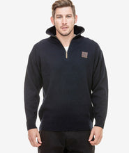 Load image into Gallery viewer, Swanndri Mariner Zip Neck Sweater - Navy
