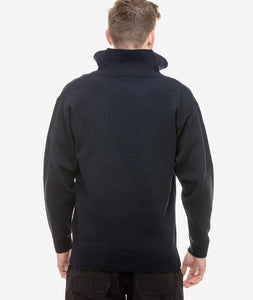 Swanndri Mariner Zip Neck Sweater - Navy