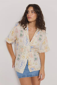 MINKPINK Sirena Resort Shirt - Multi