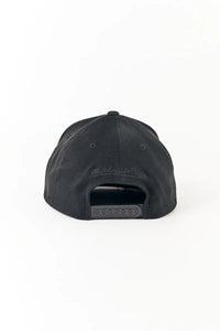 Mitchell & Ness Lakers Team Logo Snapback - Black/Black