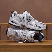 Load image into Gallery viewer, New Balance 530 Shoe -White with Natural Indigo
