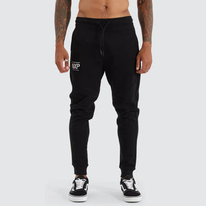 Nena & Pasadena Gambit Slim Trackpant - Jet Black