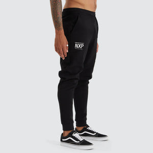 Nena & Pasadena Gambit Slim Trackpant - Jet Black