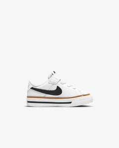 Nike Court Legacy Baby/Toddler Shoes - White/Black/Desert Ochre