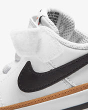 Load image into Gallery viewer, Nike Court Legacy Baby/Toddler Shoes - White/Black/Desert Ochre
