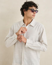 Load image into Gallery viewer, Rhythm Striped Linen L/S Shirt - Natural
