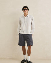 Load image into Gallery viewer, Rhythm Striped Linen L/S Shirt - Natural

