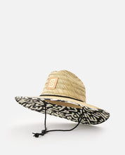 Load image into Gallery viewer, Rip Curl Mixed Straw Sun Hat - Natural/Black
