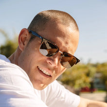 Load image into Gallery viewer, Otis 100 Club POLAR Sunglasses - Eco Dark Tort/Brushed Copper
