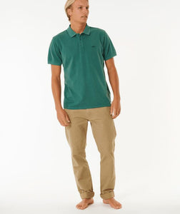 Rip Curl Faded Polo - Washed Green