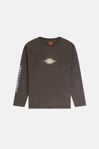 Rhythm Flame Printed Vintage L/S T-Shirt - Black