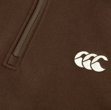 Load image into Gallery viewer, Canterbury Mens Fundamentals Quarter-Zip Sweater - Brown

