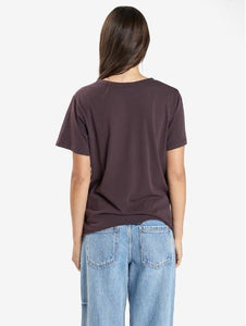 Thrills Minimal Thrills Relaxed Tee - Deep Plum