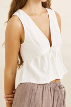 Load image into Gallery viewer, Rhythm Annabelle Lace Trim Babydoll Top - White
