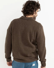 Load image into Gallery viewer, Rhythm Quarter Zip Knit - Dark Brown

