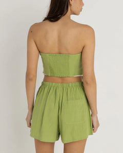 Rhythm Lara Scarf Top - Green