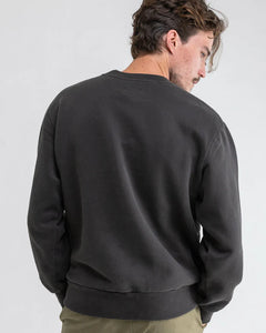 Rhythm Classic Fleece Crew - Vintage Black
