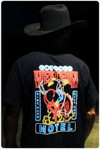 Ringers Western Ride Hard Mens Loose Fit T-Shirt - Black