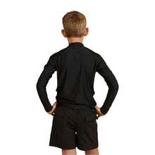 Load image into Gallery viewer, Ringers Western Davey Youth Boys Swim Rashie -Black/White
