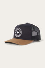 Load image into Gallery viewer, Ringers Western Signature Bull Trucker Cap - Dark Navy/Clay
