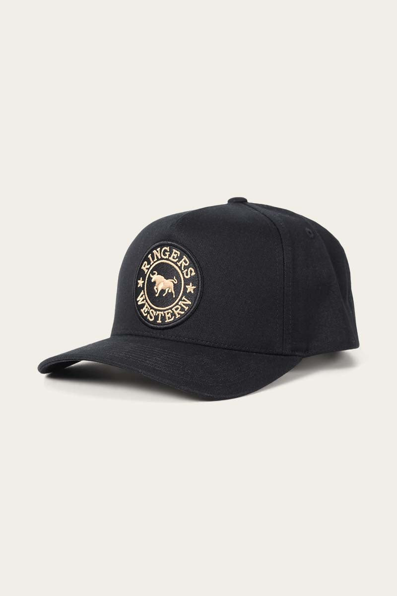Ringers Western Grover Baseball Cap - Black/Clay