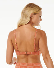 Load image into Gallery viewer, Rip Curl Soleil Shell D-DD Crop Bikini Top - Rust
