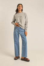 Load image into Gallery viewer, Rhythm Flagship Boyfriend Fleece Crew  - Grey Heather
