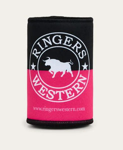 Ringers Western RW Splice Stubby Cooler - Pink/Navy
