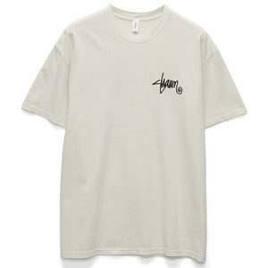 S Double Roots Dot Tee - White