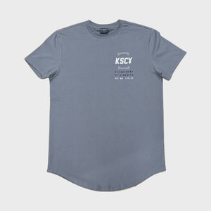 Kiss Chacey Department Dual Curved Tee - Charcoal