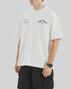 Nena & Pasadena Copa Street Tee - Natural White