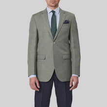 Load image into Gallery viewer, Savile Row Wool/Linen Blazer - Green
