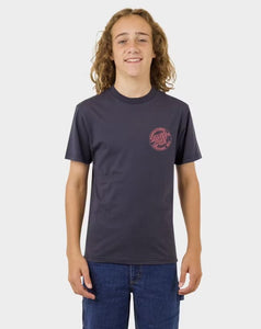 Santa Cruz Boys MFG Dot Fade Tee - Navy