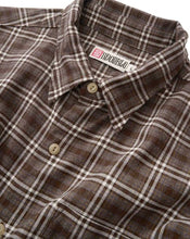 Load image into Gallery viewer, S Double Surface Plaidl L/S Shirt - Brown
