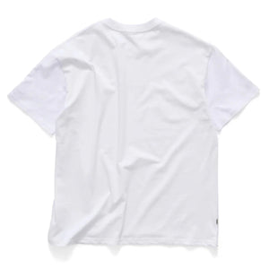 S Double S Cube Mid Block SS Tee - White