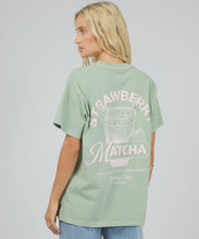 Load image into Gallery viewer, All About Eve Matcha Club Relaxed Tee - Sage
