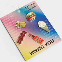 Load image into Gallery viewer, Crocs Gold Spicy Combo 5 Pack Jibbitz Charm
