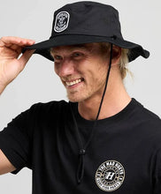 Load image into Gallery viewer, The Mad Hueys Sailor Anchor Wide Brim Hat - Black
