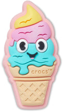 Load image into Gallery viewer, Crocs Ice Cream Cone with Smile Jibbitz Charm
