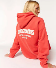 Load image into Gallery viewer, Rip Curl Surf Puff Relaxed Hoodie - Deep Red
