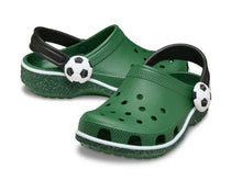 Load image into Gallery viewer, Crocs Kids (C11-J6) Classic Soccer Turf Clog - Turf Green
